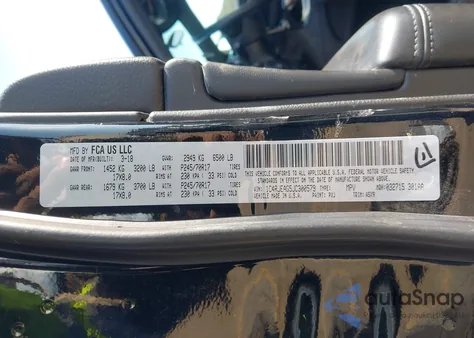 2018 Jeep Grand Cherokee Laredo E 4X2 z USA, uszkodzony, nr VIN 1C4RJEAG5JC300579